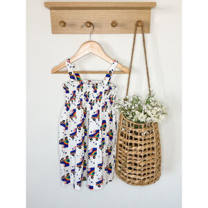 Hanna Andersson Rainbow Skates Dress 4T VGUC